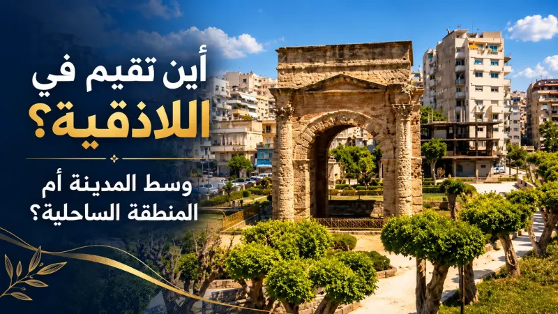 أين تقيم في اللاذقية؟ وسط المدينة أم المنطقة الساحلية؟
